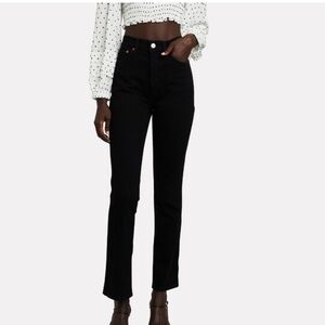 SALE 🇺🇸 Black Highwaist straight leg/ skinny